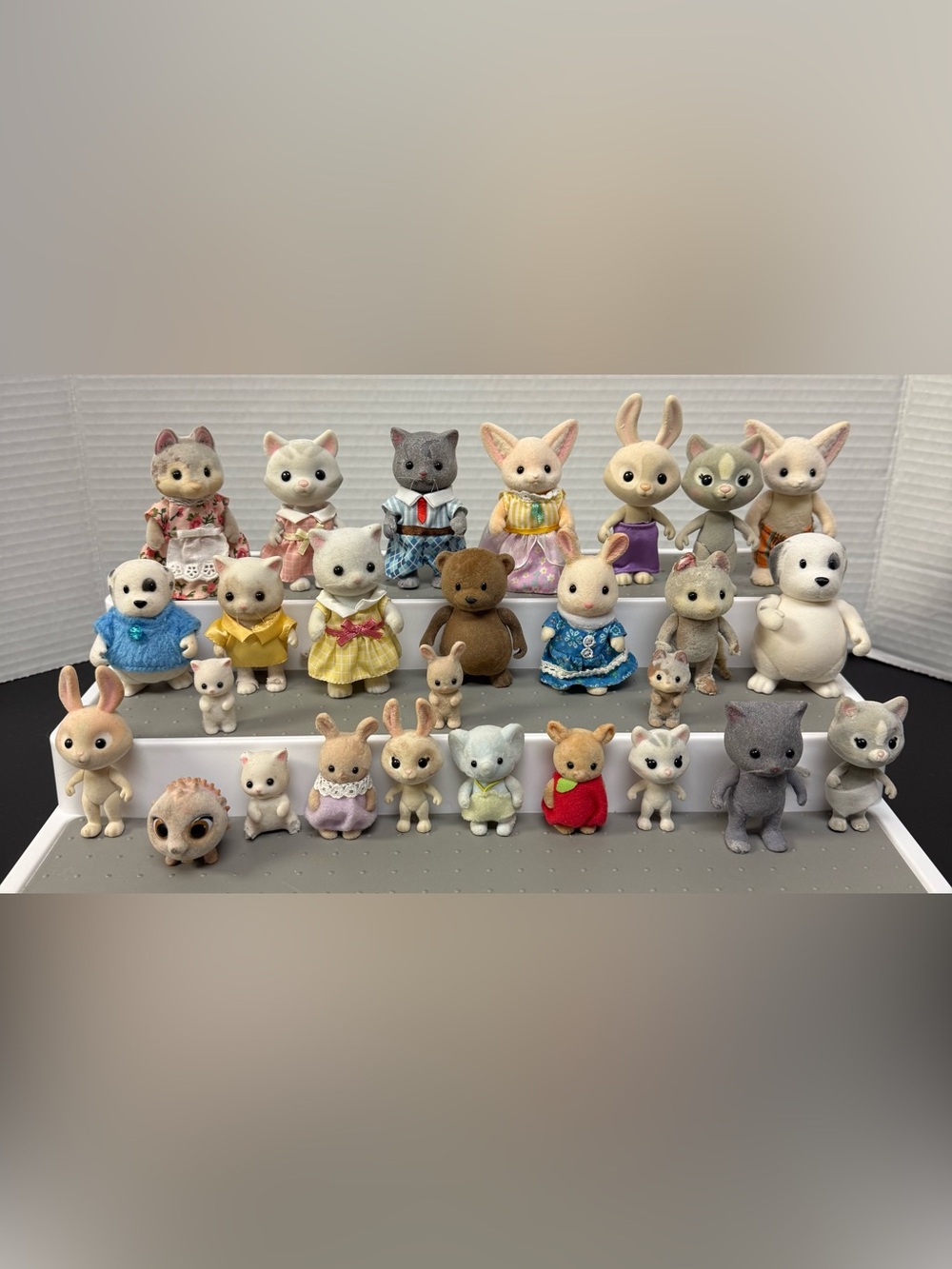Sylvanian Families Calico Critters Lot - 27 Flocked Figures (2019-2023 Era)